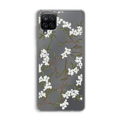 Blossoming spring: Samsung Galaxy A12 Transparant Hoesje