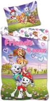 Paw Patrol Friends 4 Ever dekbedovertrek 140 x 200 cm - 70 x 90 cm Katoen