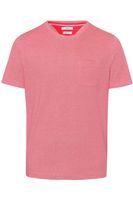 Brax Modern Fit T-Shirt ronde hals rood, Effen - thumbnail