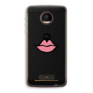 Kusje: Motorola Moto Z Force Transparant Hoesje
