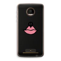 Kusje: Motorola Moto Z Force Transparant Hoesje