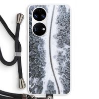 Snøfall: Huawei P50 Transparant Hoesje met koord Snøfall: Huawei P50 Transparant Hoesje met koord