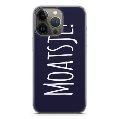 Moatsje!: iPhone 13 Pro Transparant Hoesje