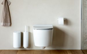 MindSet toiletaccessoires, set van 3 - Mineral Fresh White