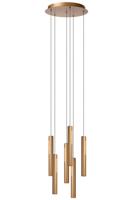 Lucide GRIFFITH - Hanglamp - Ø 38 cm - LED Dimb. - CCT - 6x6W 2700K/4000K - Brons | Premium