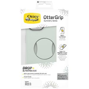 Otterbox OtterGrip Symmetry Cover Apple iPhone 14, iPhone 13 Groen MagSafe compatible, Stootbestendig