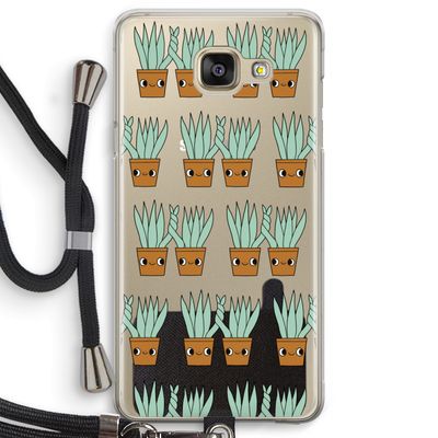 Sansevieria: Samsung Galaxy A5 (2016) Transparant Hoesje met koord