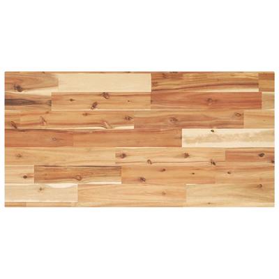 Wastafelblad met olieafwerking 100x40x2 cm massief acaciahout