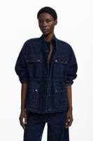 Truckerjack met zakken - BLUE - S