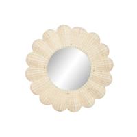 Wandspiegel Home ESPRIT Natuurlijk Boho 91 x 6 x 91 cm