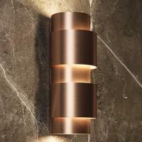Wandlamp Martens & Meijer Sofia 26x10 cm Rond Geborsteld Gunmetal Martens Design