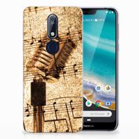 Nokia 7.1 | Siliconen hoesje | met foto Bladmuziek