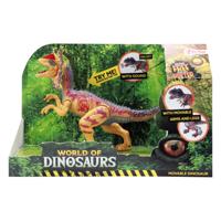 World Of Dinosaurs dilophosaurus, beweegbare dino met geluid