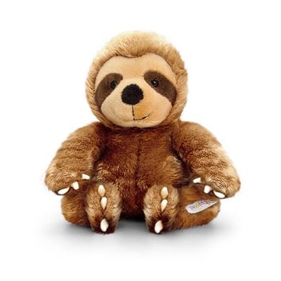 Keel Toys pluche luiaard knuffel 14 cm