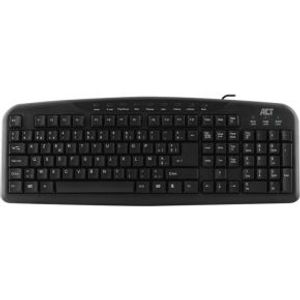ACT Toetsenbord USB, Azerty, Zwart