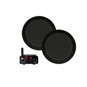 Aquasound Bluetooth Audio bluetooth audiosysteem - (35 watt / bt4.0 / auto-aux ) - met twist speakerset (mat zwart) - 230v/12v bmn35easy-tz