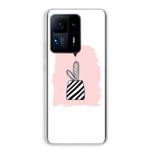 Zwart-wit cactus: Xiaomi Mi Mix 4 Transparant Hoesje