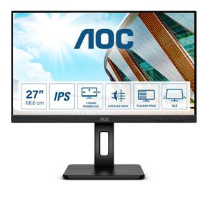 AOC 27P2Q LCD-monitor Energielabel E (A - G) 68.6 cm (27 inch) 1920 x 1080 Pixel 16:9 4 ms Hoofdtelefoonaansluiting, Audio-Line-in IPS LED