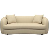 Leen Bakker - Bank Enzio 3,5-zits - Elephant - Stof - Beige - 97x215x75 Cm