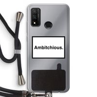 Ambitchious: Huawei P Smart (2020) Transparant Hoesje met koord