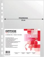 OFFICE products geperforeerde showtas, A4, 90 micron, gekorreld, pak van 50 stuks