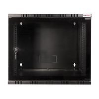 LogiLink 19 WALLMOUNT SOHO BOX 12U 540*400, BLACK, FLATPACK 19inch-wandkast (b x h x d) 540 x 589 x 400 mm 12 HE Zwart (RAL 9005) - thumbnail