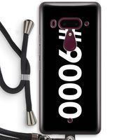 #9000: HTC U12+ Transparant Hoesje met koord
