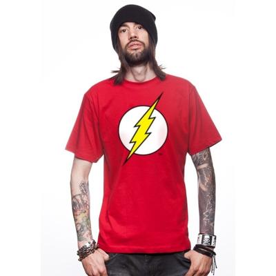 The Flash t-shirt - rood - voor heren - DC Comics verkleed shirt The Flash t-shirt - rood - voor heren - DC Comics verkleed shirt