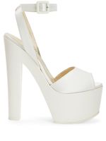 Giuseppe Zanotti sandales Tarifa 65 mm en cuir - Blanc - thumbnail