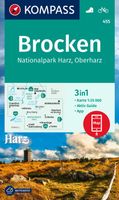 Wandelkaart 455 Brocken | Kompass