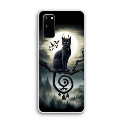 Moonlight Companions: Samsung Galaxy S20 Transparant Hoesje