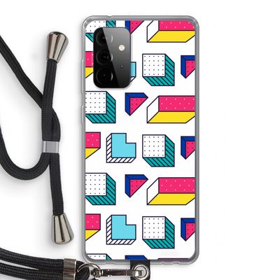 8-bit N°7: Samsung Galaxy A72 5G Transparant Hoesje met koord