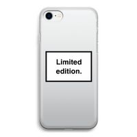 Limited edition: iPhone SE 2020 Transparant Hoesje