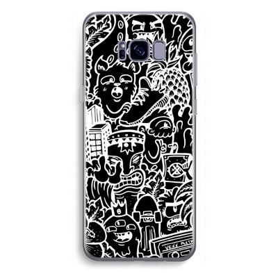 Vexx Black Mixtape: Samsung Galaxy S8 Plus Transparant Hoesje