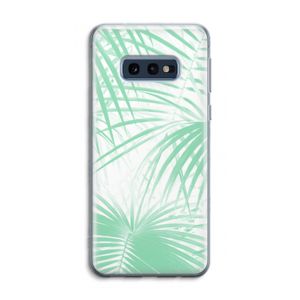Palmbladeren: Samsung Galaxy S10e Transparant Hoesje