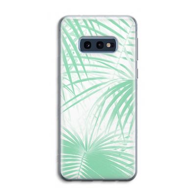 Palmbladeren: Samsung Galaxy S10e Transparant Hoesje