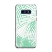Palmbladeren: Samsung Galaxy S10e Transparant Hoesje
