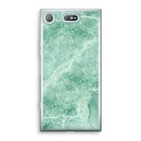 Groen marmer: Sony Xperia XZ1 Compact Transparant Hoesje