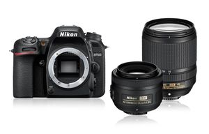 Nikon D7500 + AF-S 18-140 VR + 35mm DX SLR camerakit 20,9 MP CMOS 5568 x 3712 Pixels Zwart