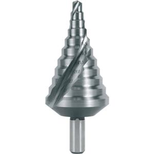 RUKO 101090 Getrapte boor 6.5 - 40.5 mm HSS Gezamenlijke lengte 96 mm 3 vlakken schacht 1 stuk(s)