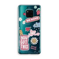 Positivity: Huawei Mate 20 Pro Transparant Hoesje Positivity: Huawei Mate 20 Pro Transparant Hoesje