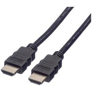 ROLINE HDMI High Speed kabel met Ethernet M-M, zwart, 2 m