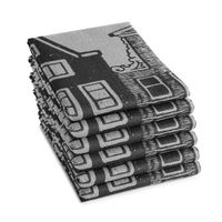 DDDDD DDDDD Theedoek Canal 60x65 Black