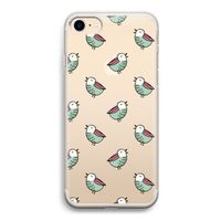 Vogeltjes: iPhone 7 Transparant Hoesje