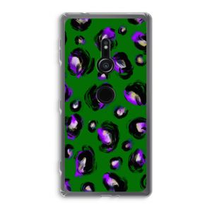 Green Cheetah: Sony Xperia XZ2 Transparant Hoesje