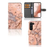 Samsung Galaxy S23 | Bookcase | Marmer Oranje