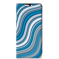 Samsung Galaxy A33 5G Hoesje met Magneet Waves Blue