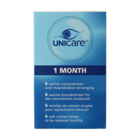 Unicare Maandlenzen -7.50 6 Stuks
