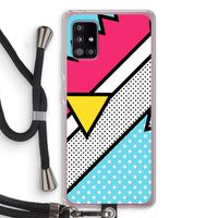 Pop Art #3: Samsung Galaxy A51 5G Transparant Hoesje met koord Pop Art #3: Samsung Galaxy A51 5G Transparant Hoesje met koord