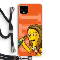 Jamie Lee Simpson: Pixel 4 XL Transparant Hoesje met koord